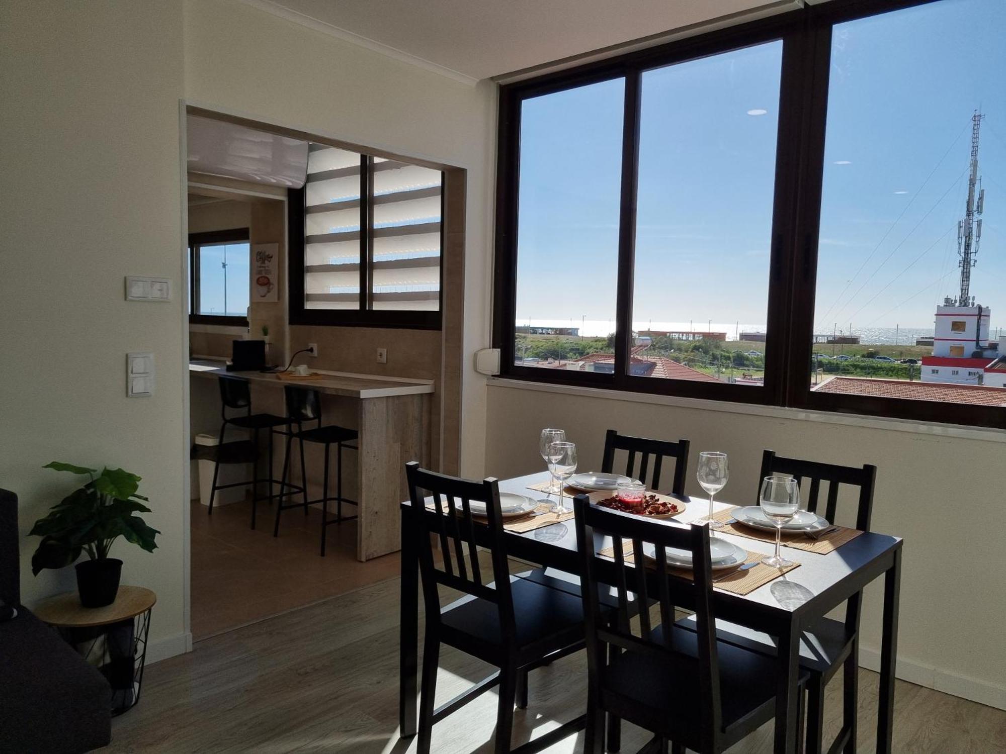 Beach Apartment W/Ocean View Costa de Caparica Luaran gambar